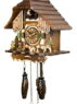 Adolf Herr 20 QM Half-timbered House Cuckoo Clock