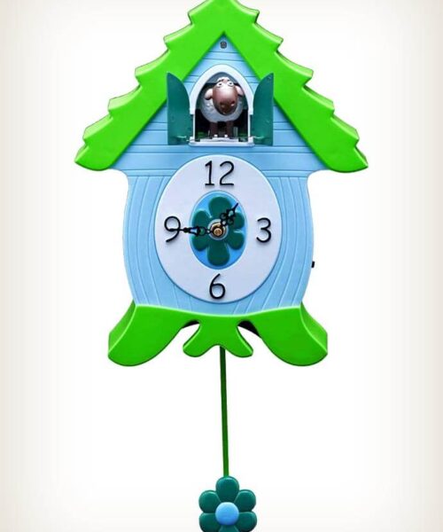 Ewenis Wooley EweCoo Sheep Coo Clock
