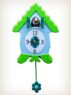 Ewenis Wooley EweCoo Sheep Coo Clock