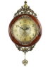 HENSE-13-inch-Antique-Retro-Decorative-Wood-Clocks-Ultra-Mute-Silent-Quartz-Movement-Wooden-Wall-Clock-with-Swinging-Pendulum-HP06-0