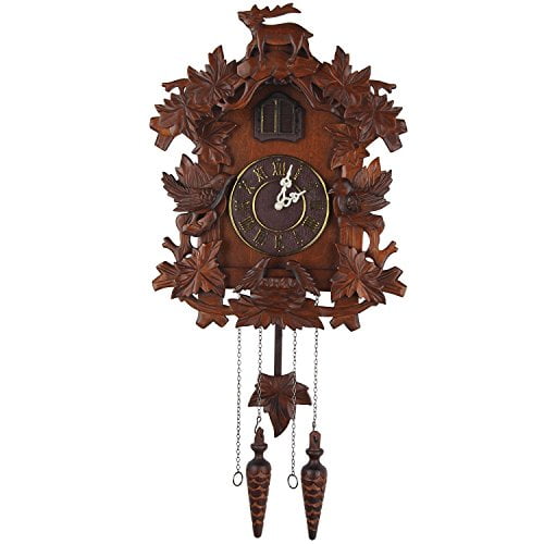 Kendal-Handcrafted-Wood-Cuckoo-Clock-MX015-1-0 Kendal-Handcrafted-Wood-Cuckoo-Clock-MX015-1-0