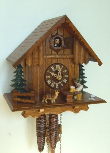 Schneider-8-Inch-Beer-Drinker-and-Dog-Black-Forest-Cuckoo-Clock-0 Schneider-8-Inch-Beer-Drinker-and-Dog-Black-Forest-Cuckoo-Clock-0