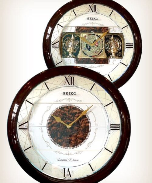 Seiko-QXM282BRH-duo Seiko QXM282BRH Melodies in Motion Clock