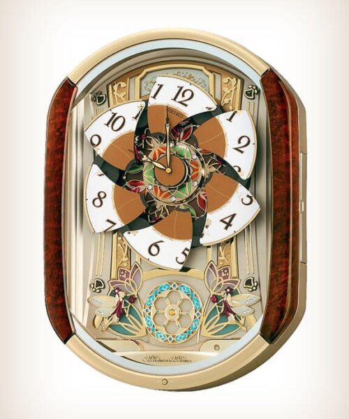 Seiko QXM275BRH Melodies in Motion Clock