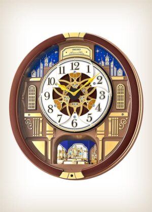 Seiko QXM362BRH Garland Melody Motion Clock