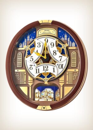 Seiko QXM362BRH Garland Melody Motion Clock