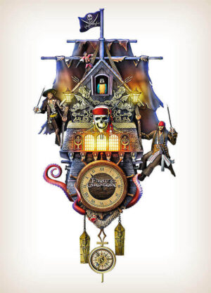 Disney Pirates of the Caribbean Cuckoo Clock