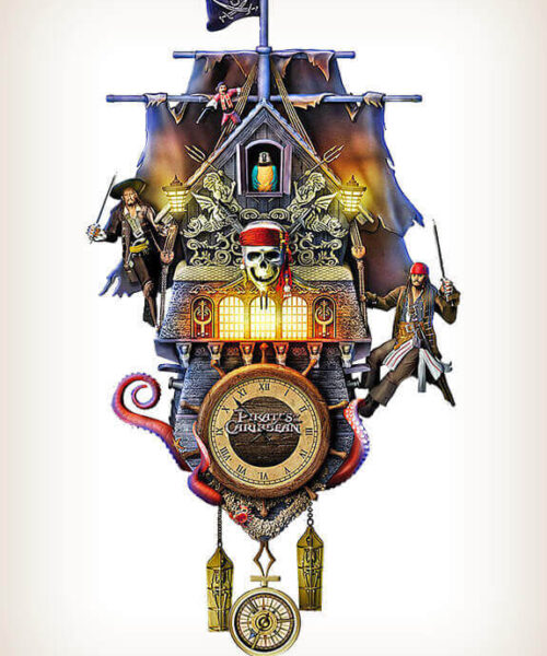 Disney Pirates of the Caribbean Cuckoo Clock