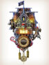 Disney Pirates of the Caribbean Cuckoo Clock