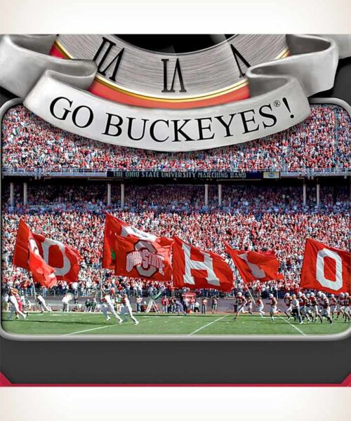 Ohio-State-Go-Buckeyes-Cuckoo-Clock-2 Ohio State University "GO BUCKEYES" Cuckoo Clock