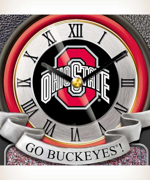 Ohio-State-Go-Buckeyes-Cuckoo-Clock-3 Ohio State University "GO BUCKEYES" Cuckoo Clock