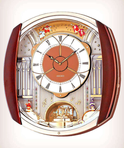 Seiko QXM250B Multicolor Melodies in Motion Clock