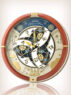 Seiko QXM378B Brown Case Melodies in Motion Clock