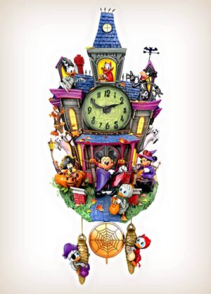 Disney Spooktacular Halloween Cuckoo Clock