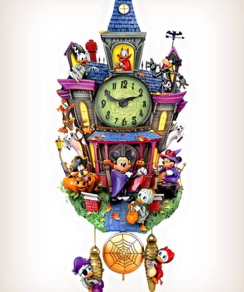 Disney Spooktacular Halloween Cuckoo Clock