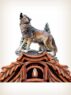 Sentinels Of The Forest Sculpted Wolf Cuckoo Clock