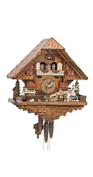 Hekas 3625 EX Cuckoo Clock with Dancers and Couple