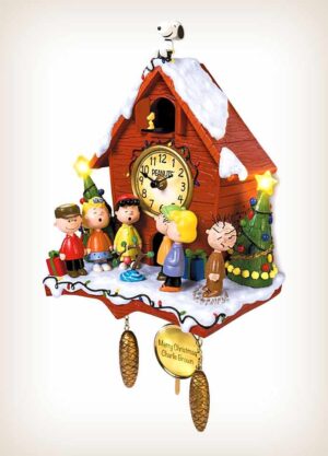 Charlie Brown Christmas Cuckoo Clock - Side View