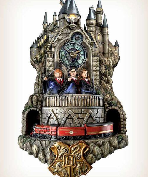Harry Potter Wall Clock Harry Potter Wall Clock | Fully-Sculpted Hogwarts Castle