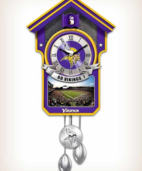 Minnesota Vikings wall clock