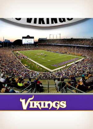 Minnesota Vikings wall clock