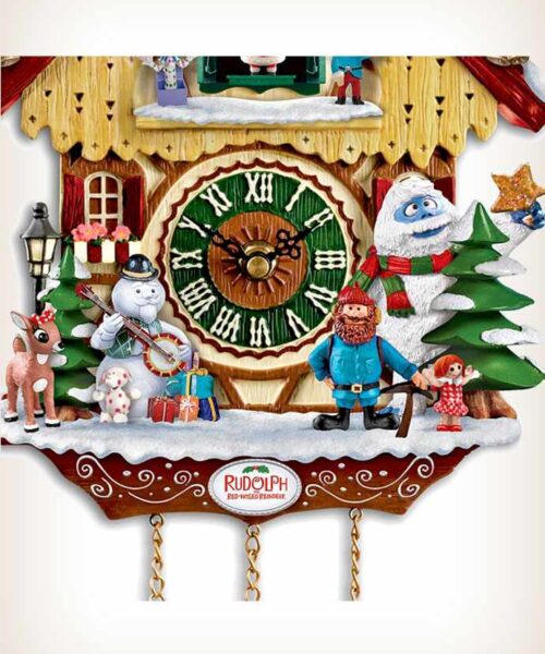 Rudolph-Cuckoo-Clock-2 Red Nosed Reindeer Rudolph Cuckoo Clock