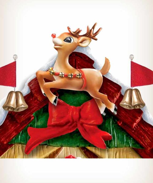 Rudolph-Cuckoo-Clock-3 Red Nosed Reindeer Rudolph Cuckoo Clock