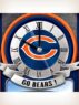 Chicago Bears Wall Clock