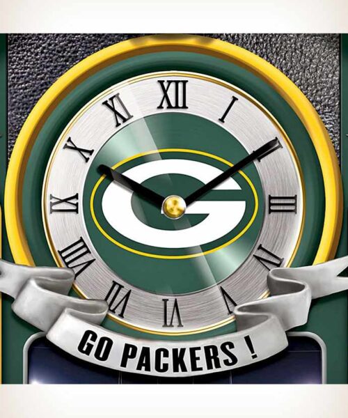 Green-Bay-Packers-Wall-Clock-3 Green Bay Packers Wall Clock