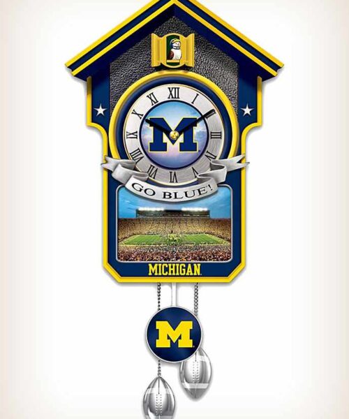 Michigan Wolverines Wall Clock
