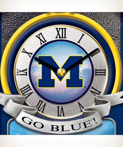 Michigan-Wolverines-wall-clock-3 Michigan Wolverines Wall Clock