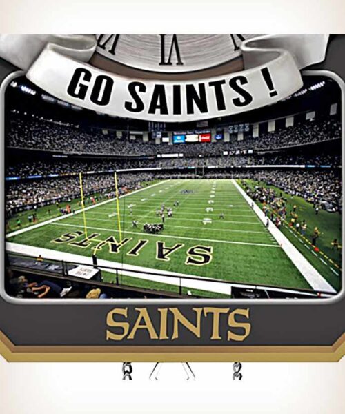 New-Orleans-Saints-Wall-Clock-4 New Orleans Saints wall clock