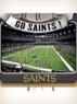 New Orleans Saints wall clock