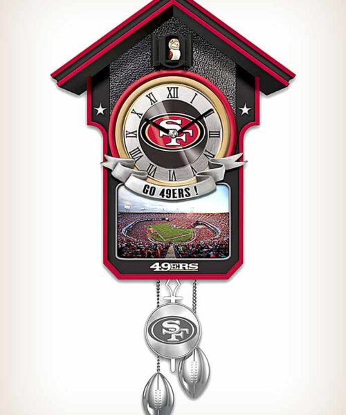 San-Francisco-49ers-wall-clock-1 San Francisco 49ers Wall Clock
