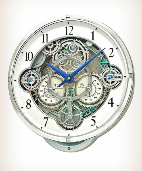 Gizmo White 4MH886WD05 Rhythm Clocks