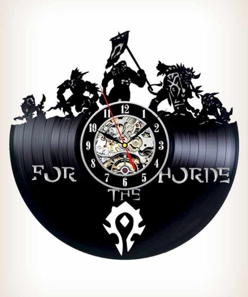 World of Warcraft Vinyl Clock