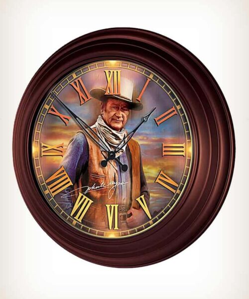 Timeless Legend John Wayne Atomic Clock Timeless Legend John Wayne Atomic Clock